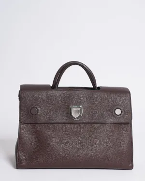 Christian Dior Dioriver Bullcalf Flap Amaranth Bag