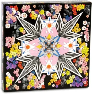 Christian Lacroix Flowers Galaxy Double Sided 500 Piece Jigsaw Puzzle from Galison - 20" x 20" Jigsaw Puzzle with Iconic Design, Thick & Sturdy Pieces, Unique Gift Idea