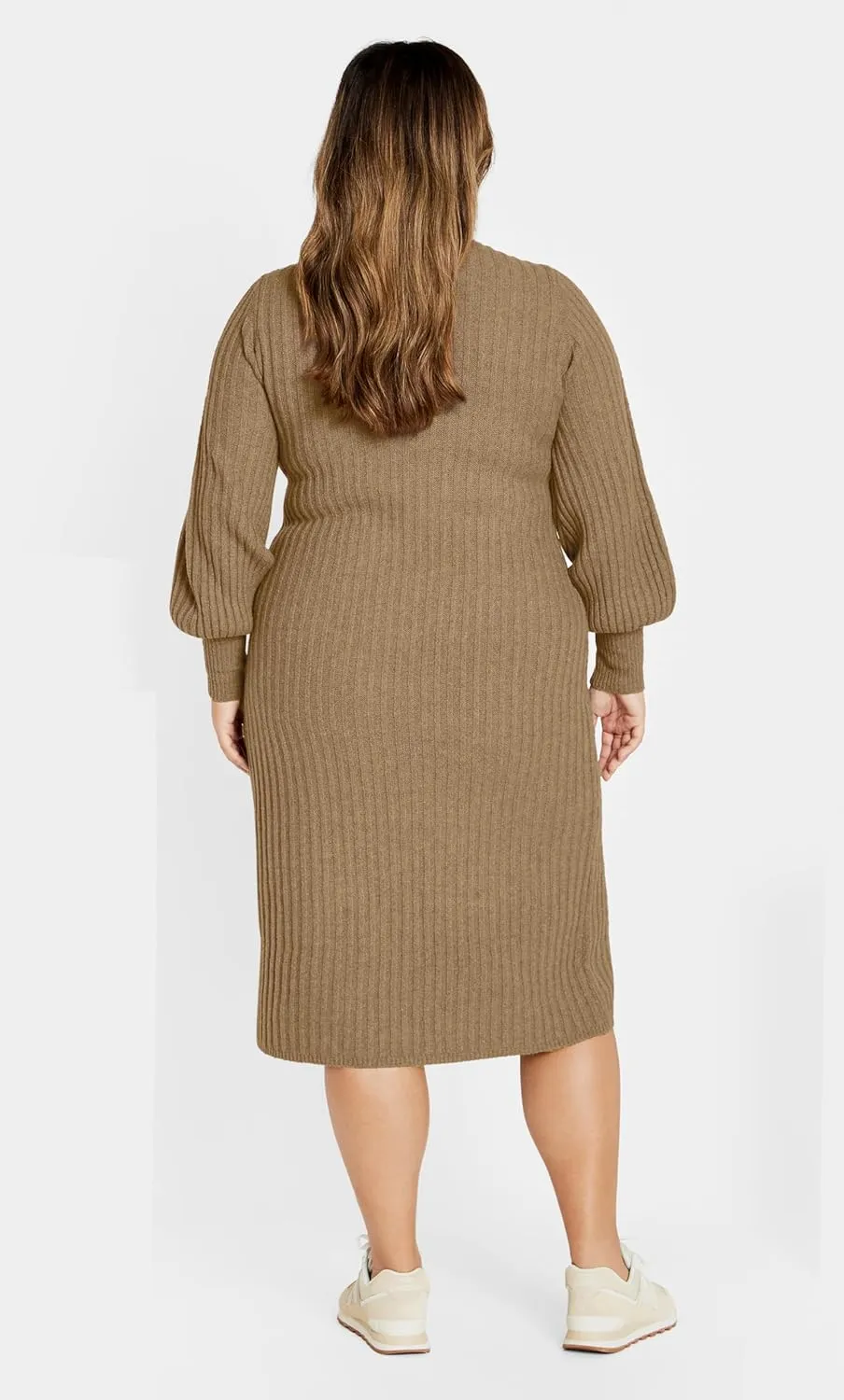 City Chic Women's Dress-Saskia Rib
