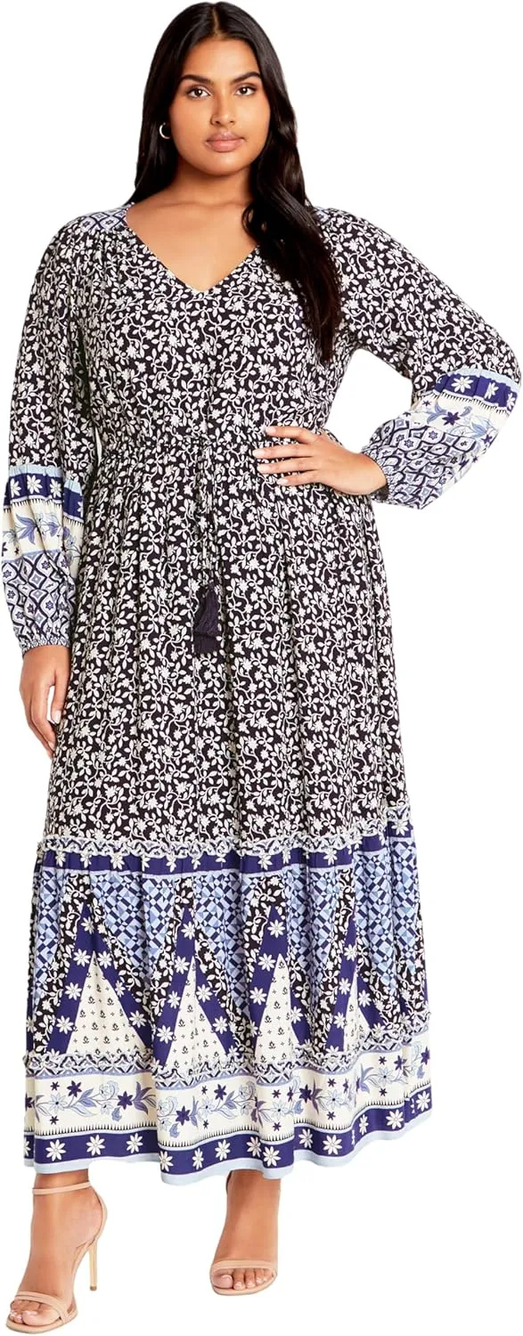 City Chic Women's Plus Size Maxi Faith Dress