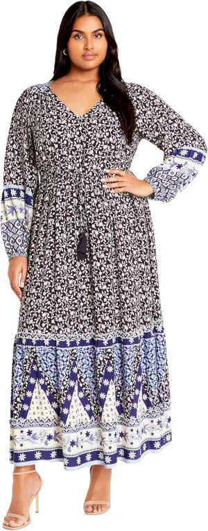 City Chic Women's Plus Size Maxi Faith Dress
