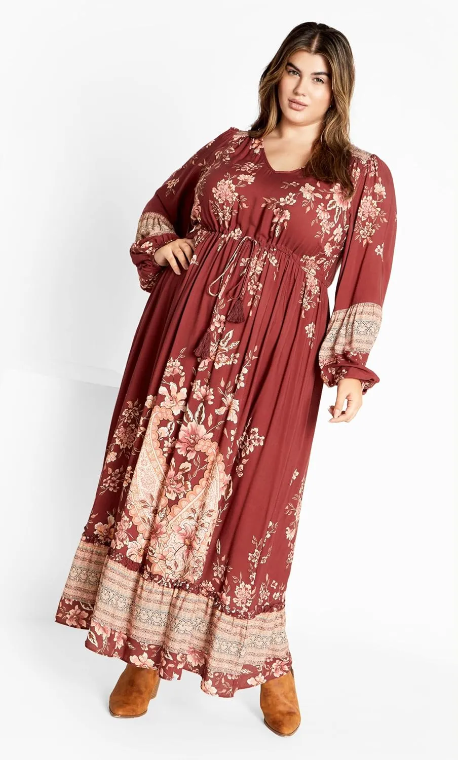 City Chic Women's Plus Size Maxi Faith Dress