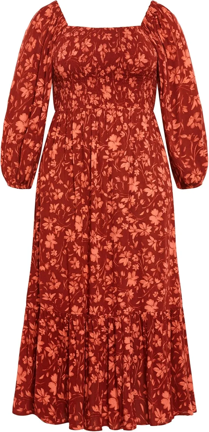 City Chic Women's Plus Size Maxi Kaylee Dress