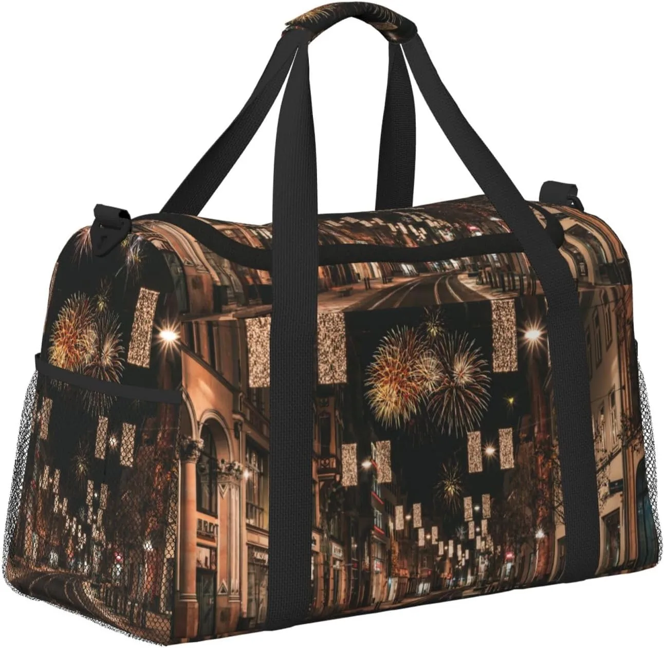 City Street Travel Duffel Bag Large Foldable Waterproof Overnight Bag For Beach Swim Bags Pool Sports Gym
