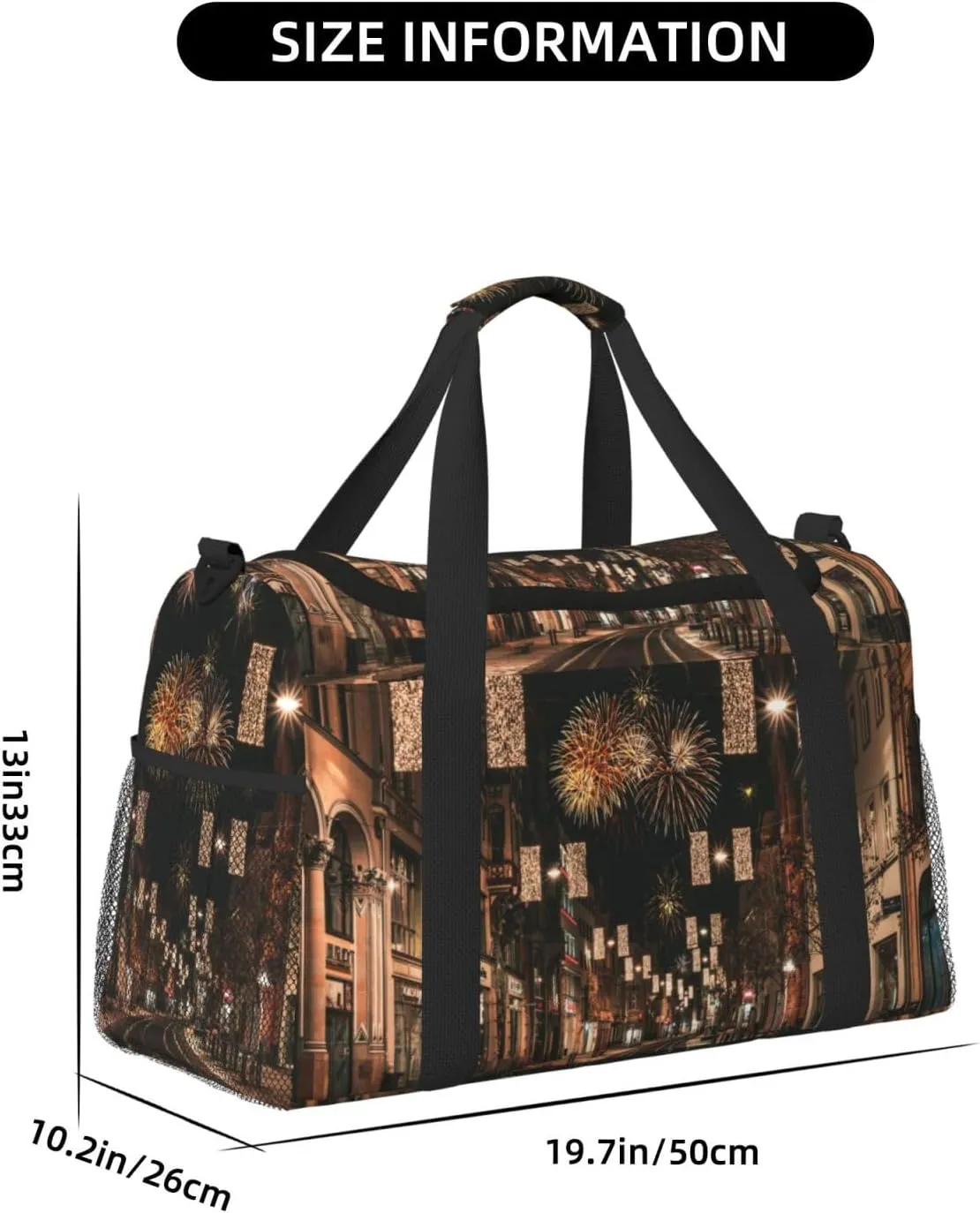 City Street Travel Duffel Bag Large Foldable Waterproof Overnight Bag For Beach Swim Bags Pool Sports Gym