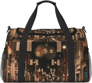 City Street Travel Duffel Bag Large Foldable Waterproof Overnight Bag For Beach Swim Bags Pool Sports Gym