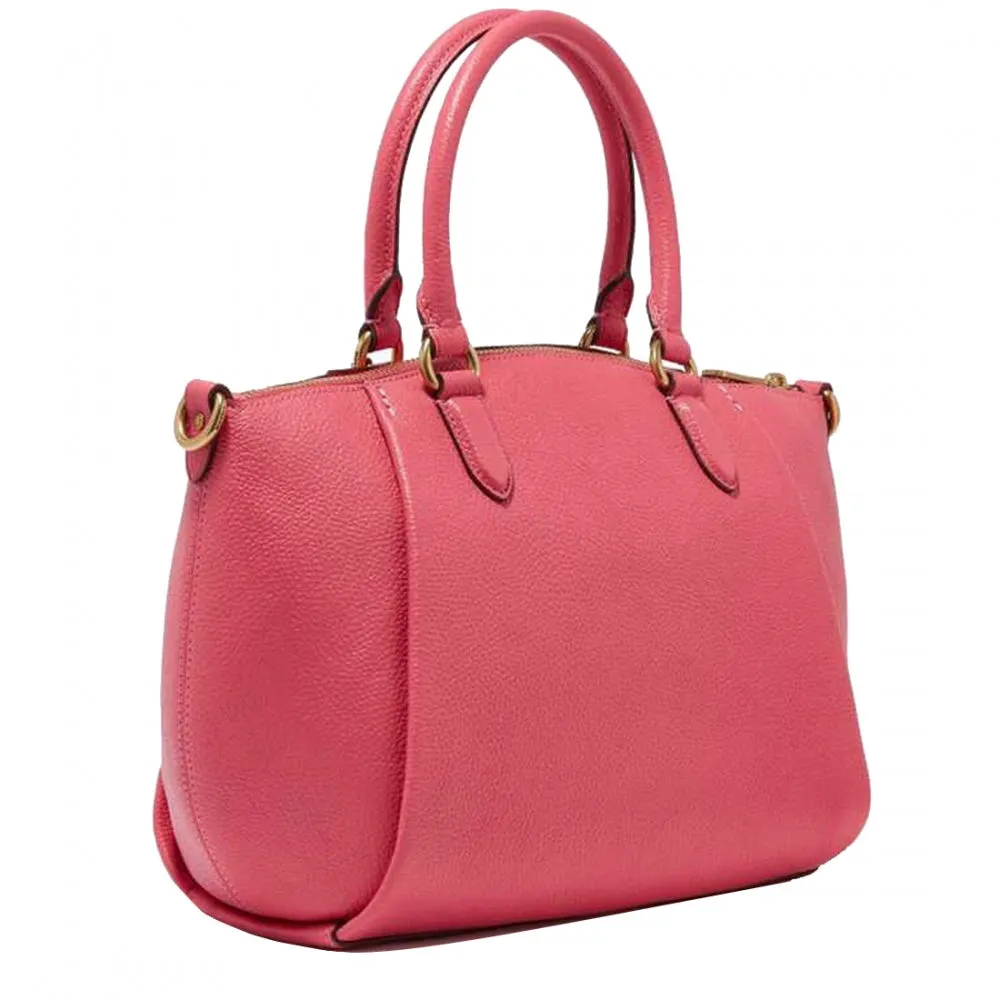 Coach Elise Satchel Bag in Confetti Pink