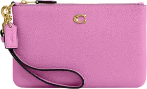 Coach Essential Small Wristlet, B4/Fuschia
