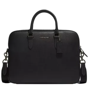 Coach Liam Compact Brief Bag in Black CJ652