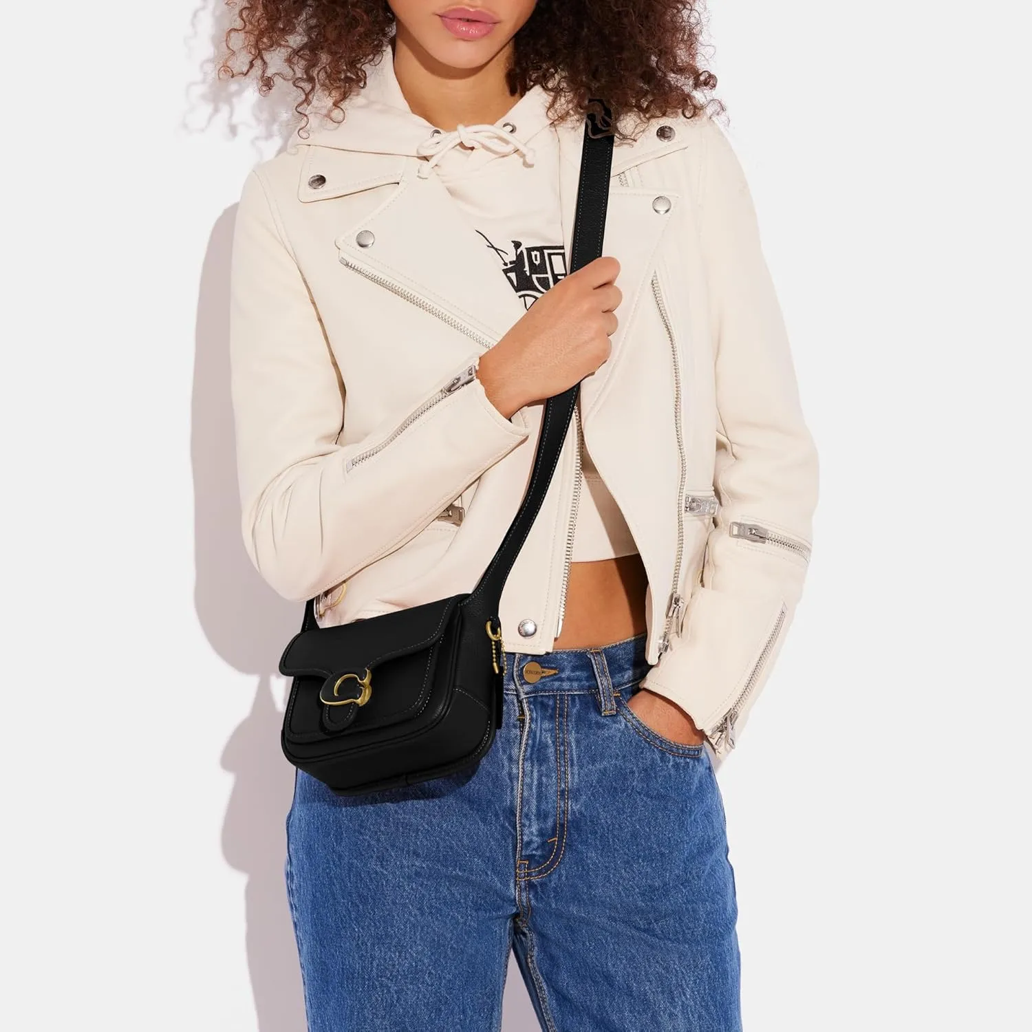 Coach Polished Pebble Tabby Messenger 19