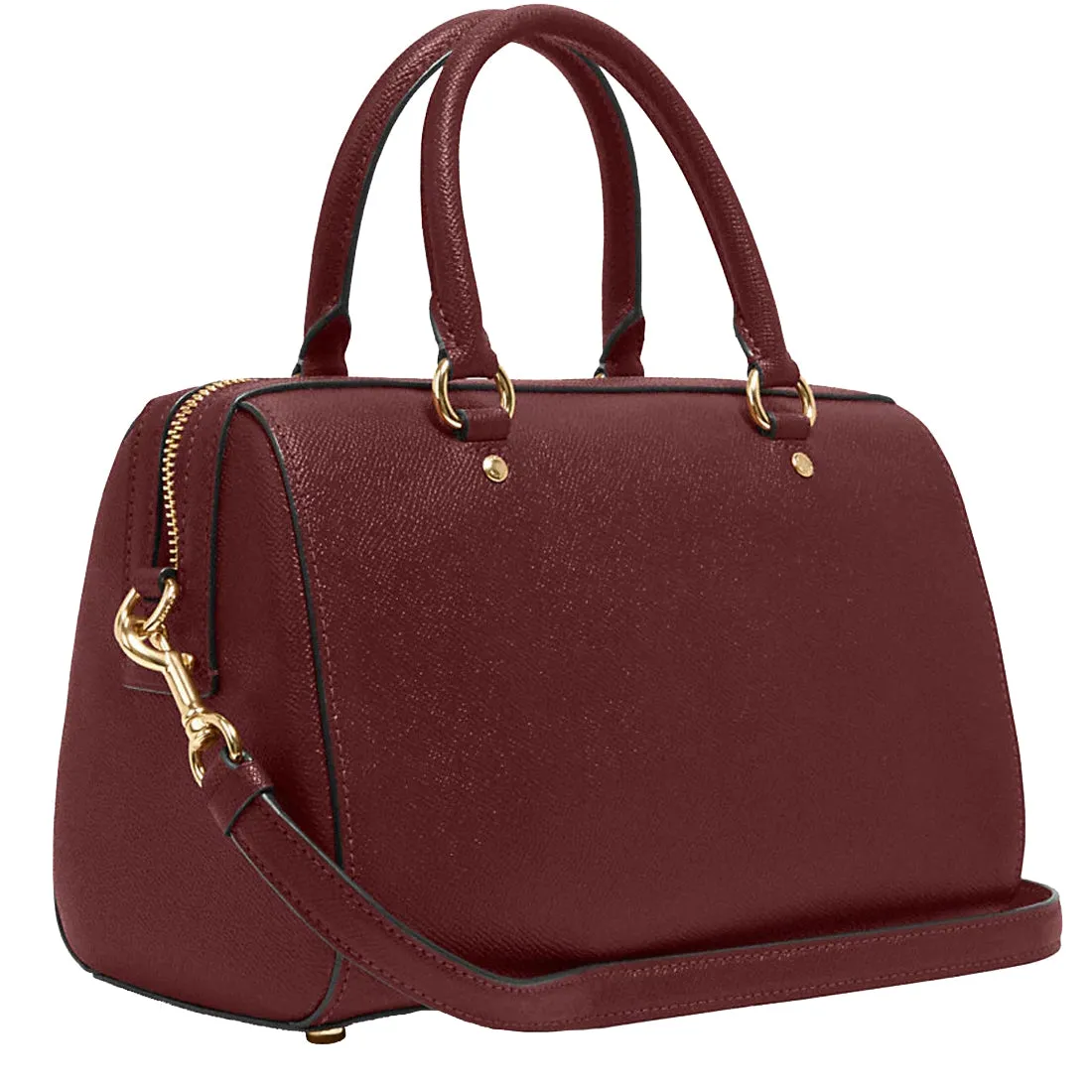 Coach Rowan Satchel Bag in Black Cherry 79946