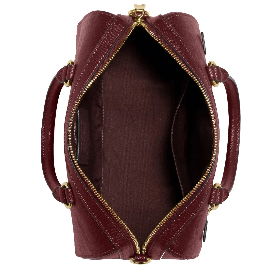Coach Rowan Satchel Bag in Black Cherry 79946