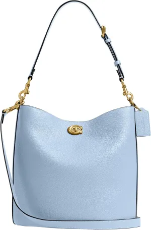 Coach Willow Soft Bucket Bag, B4/Bluebell