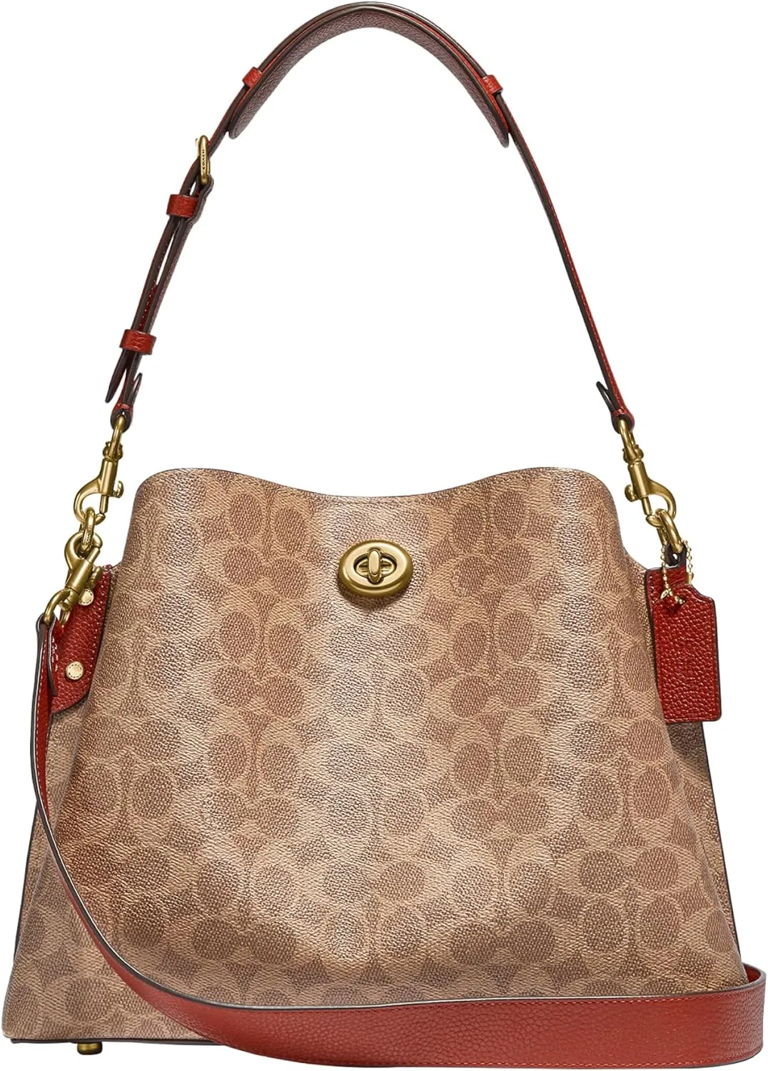 Coach Women's Polished Pebble Leather Willow Shoulder Bag