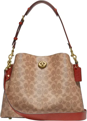 Coach Women's Polished Pebble Leather Willow Shoulder Bag