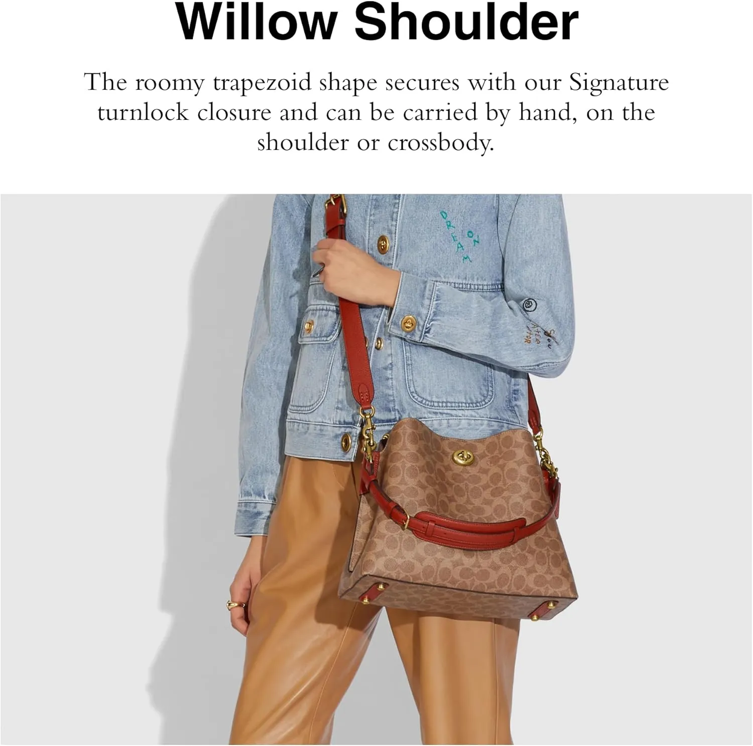 Coach Women's Polished Pebble Leather Willow Shoulder Bag