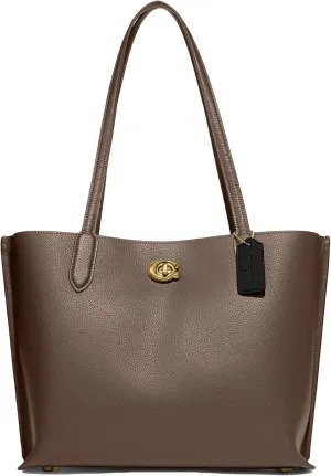 Coach Women's Polished Pebble Leather Willow Tote