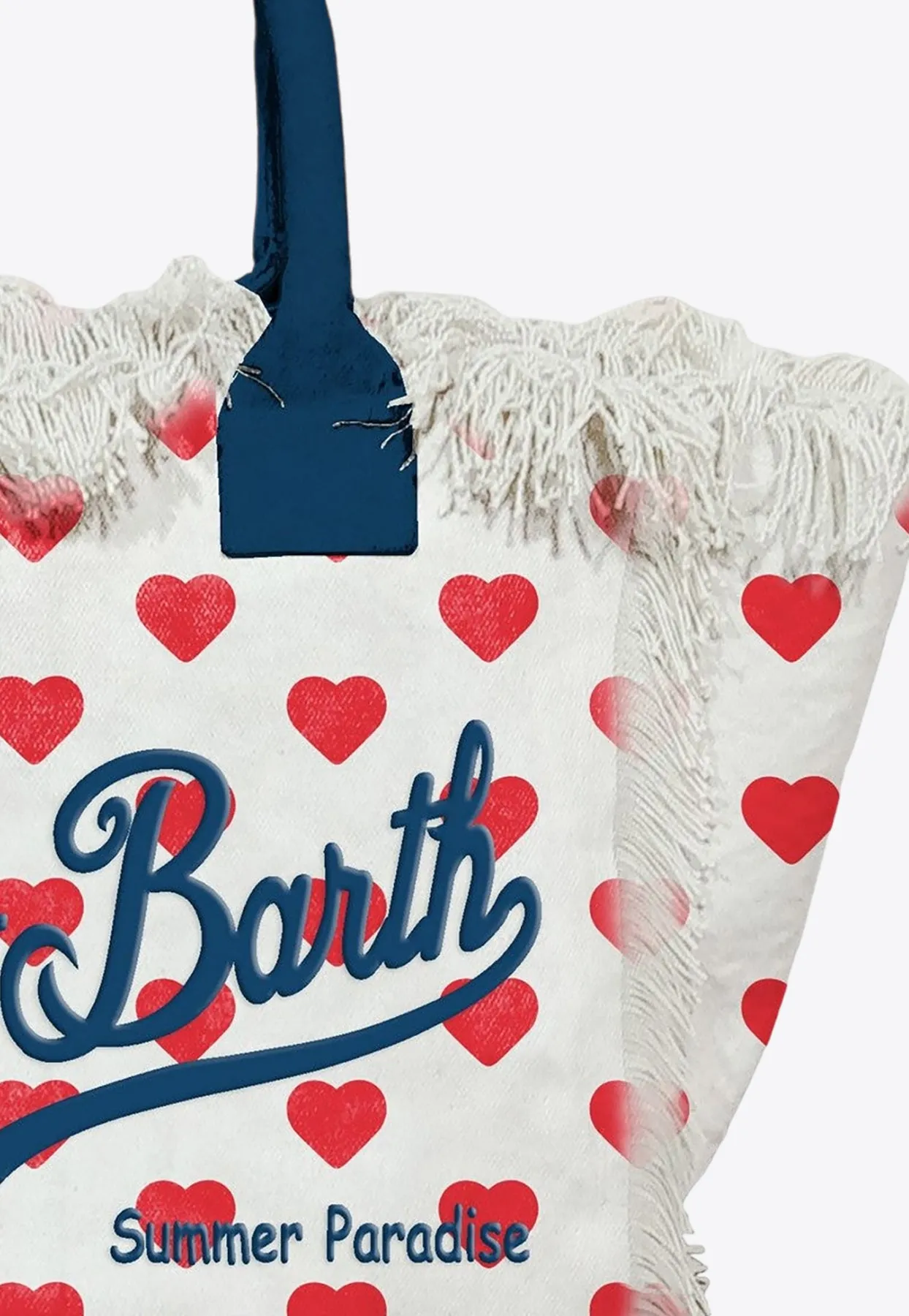 Colette Heart Canvas Top Handle Bag