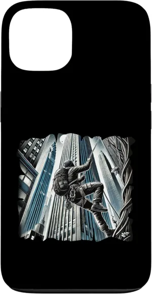 Concrete Jungle Explorer - Urban Skyscraper Climbing Case for iPhone 13