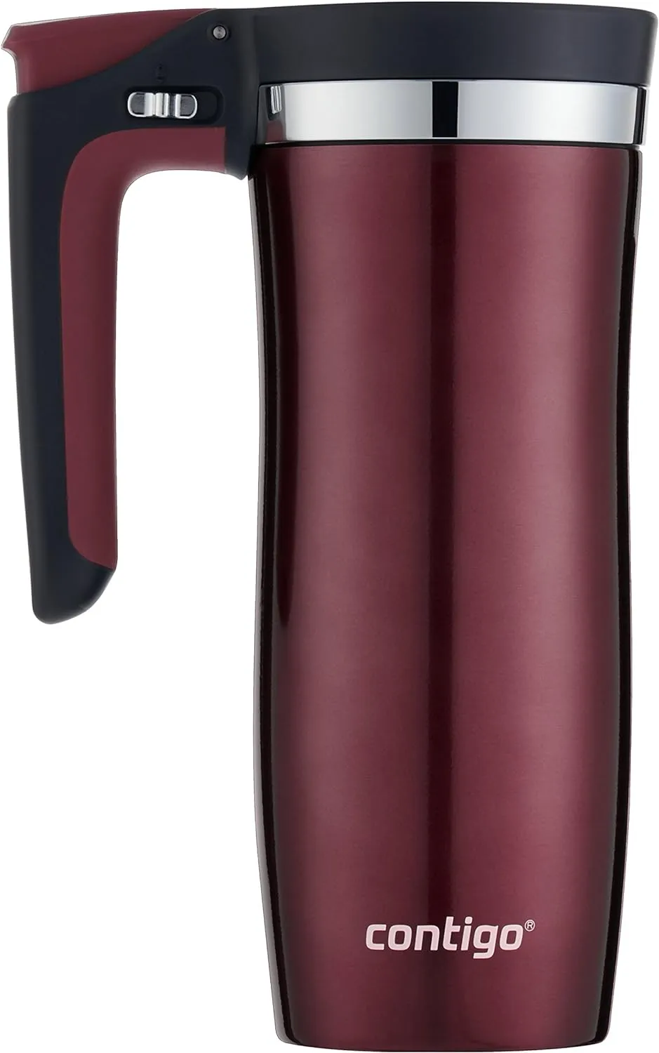 Contigo® Handled AUTOSEAL® Stainless Steel Travel Mug with Easy-Clean Lid, 16oz.