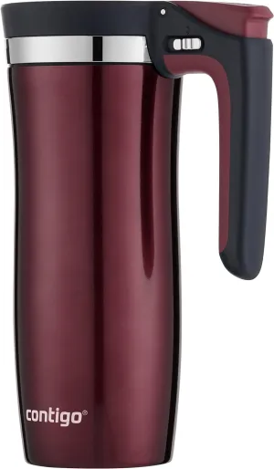 Contigo® Handled AUTOSEAL® Stainless Steel Travel Mug with Easy-Clean Lid, 16oz.
