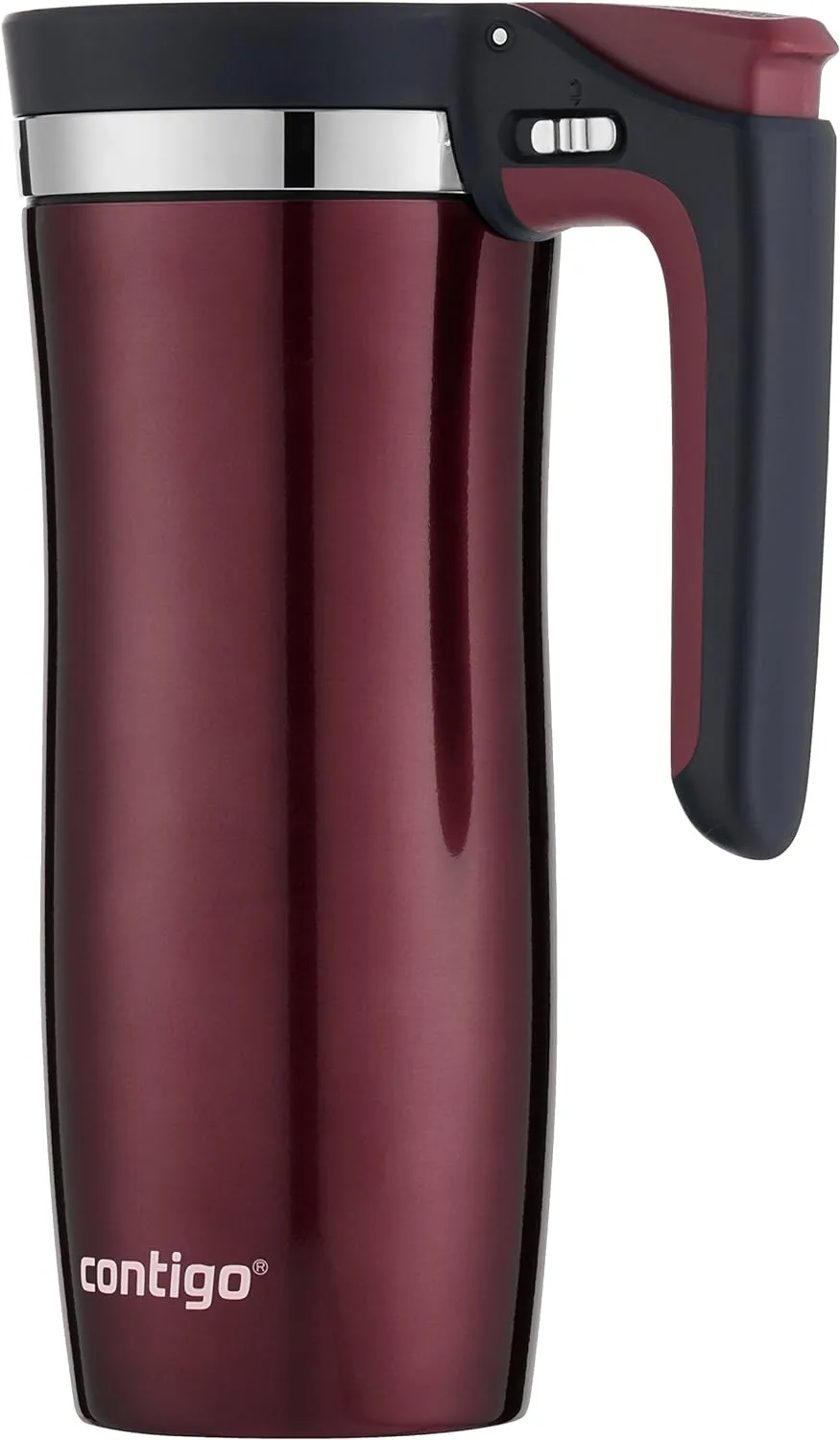 Contigo® Handled AUTOSEAL® Stainless Steel Travel Mug with Easy-Clean Lid, 16oz.