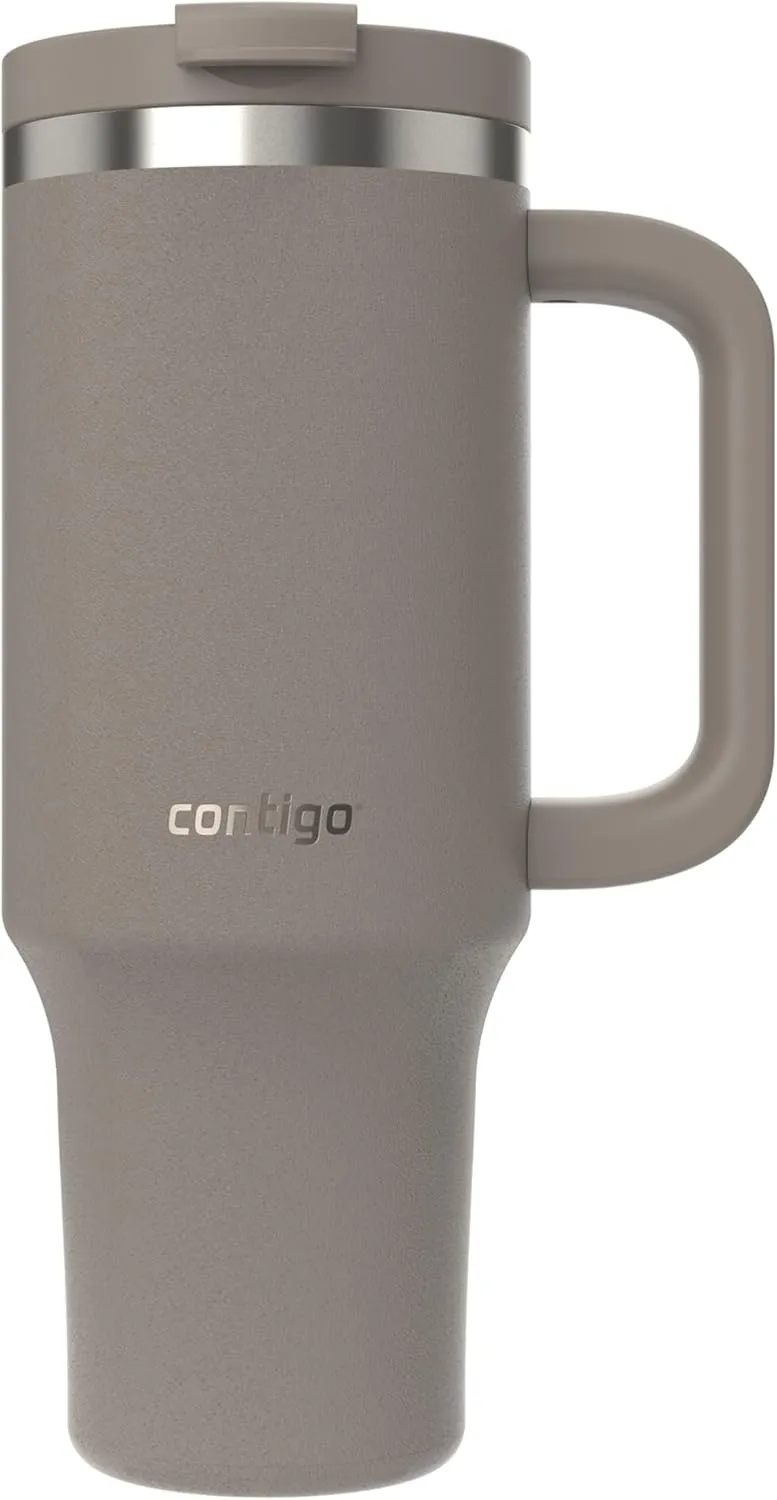 Contigo Streeterville 40oz Tumbler, Stainless Steel Vacuum Insulated, Leak-Proof, Cold for 29 Hours, Inkycap
