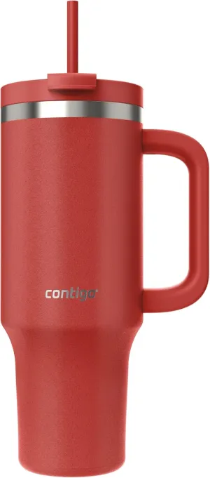 Contigo Streeterville 40oz Tumbler, Stainless Steel Vacuum Insulated, Leak-Proof, Cold for 29 Hours,Goji Berry