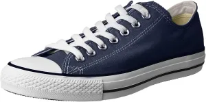 Converse All Star Chuck Taylor Ox Black M9166c, Navy Blue Canvas, 13 Women/11 Men