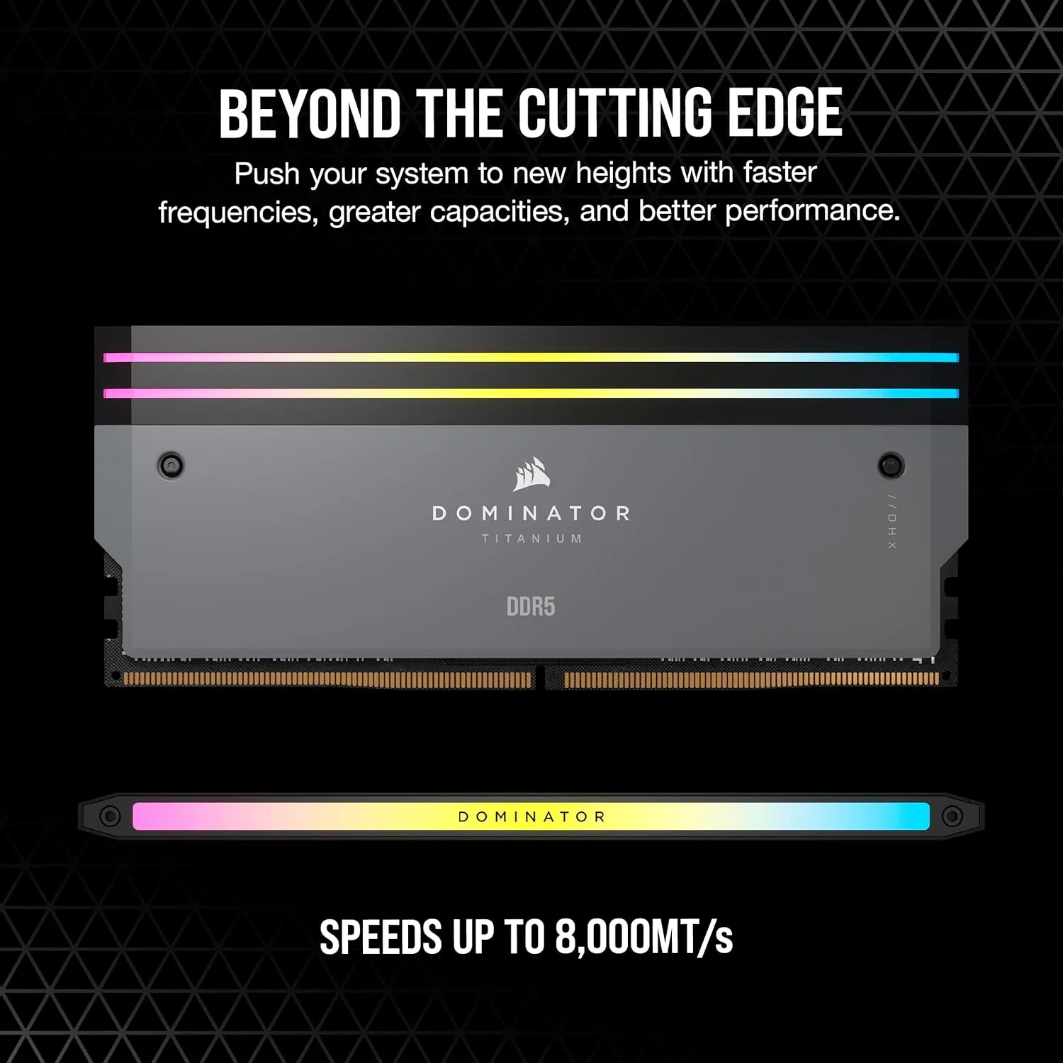 Corsair Dominator Titanium RGB DDR5 32GB (2x16GB) DDR5 6000MHz CL30 AMD Expo Intel XMP iCUE Compatible Computer Memory – Gray (CMP32GX5M2B6000Z30)