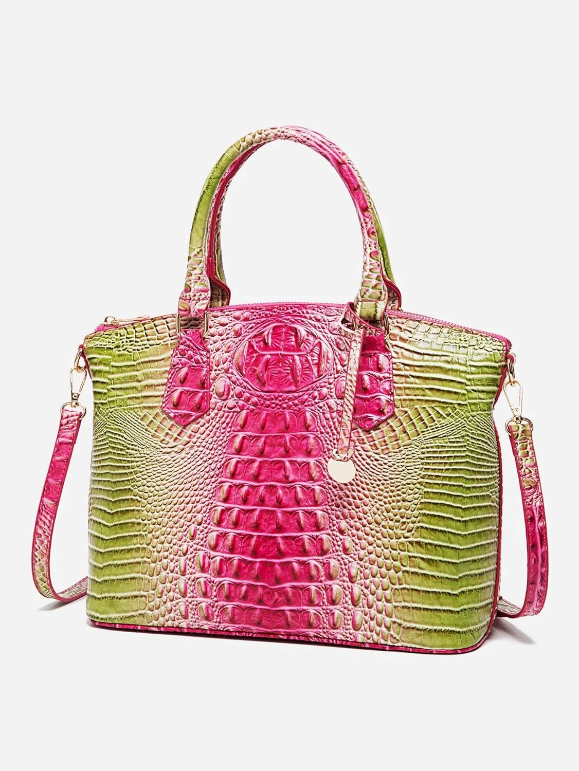 Crocodile Handbag Women Purse Satchel Bag Crossbody Classy Tote Bag Top Handle Vegan Leather Ladies Handbag purses