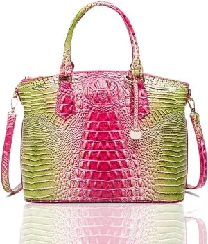 Crocodile Handbag Women Purse Satchel Bag Crossbody Classy Tote Bag Top Handle Vegan Leather Ladies Handbag purses
