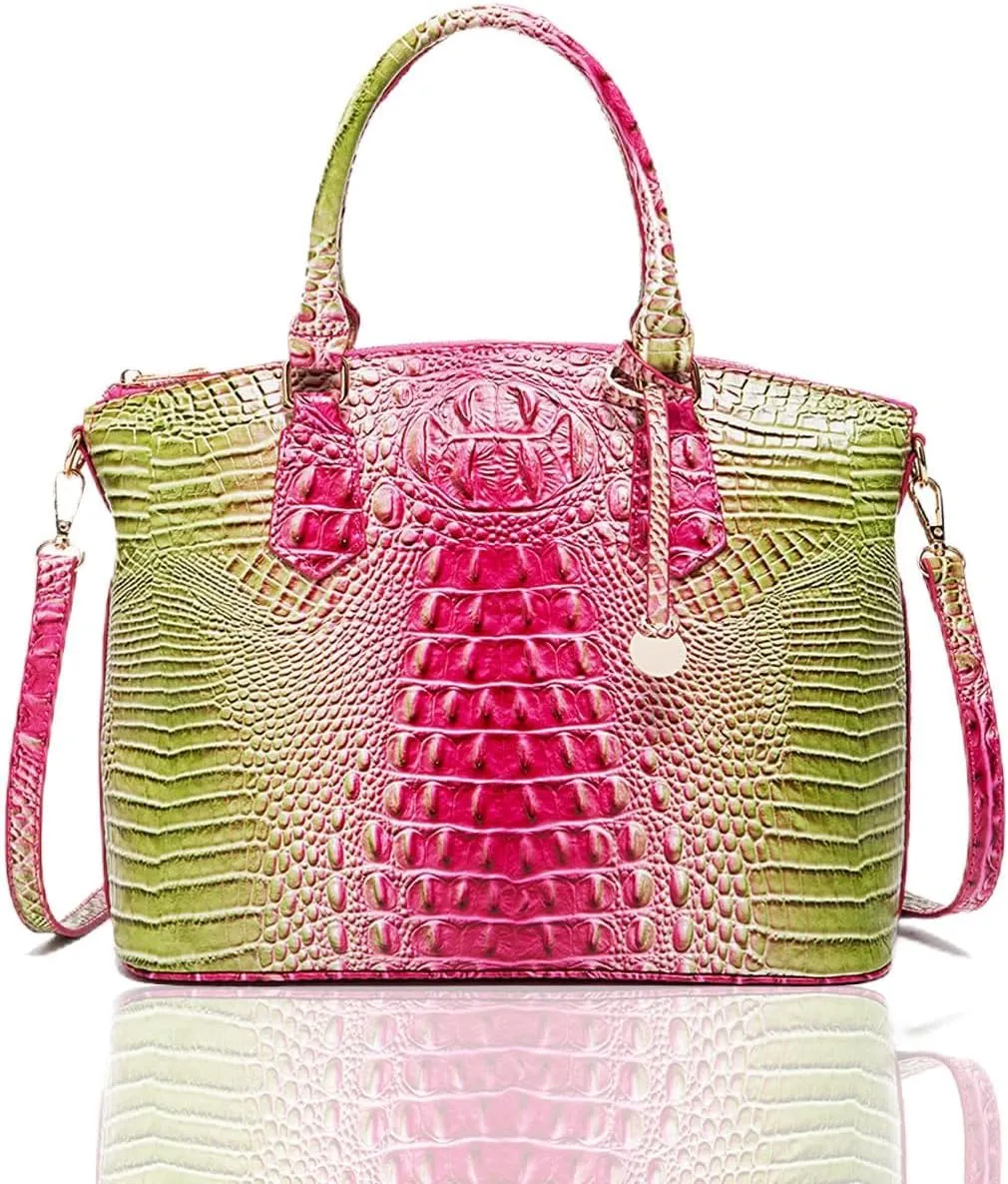 Crocodile Handbag Women Purse Satchel Bag Crossbody Classy Tote Bag Top Handle Vegan Leather Ladies Handbag purses