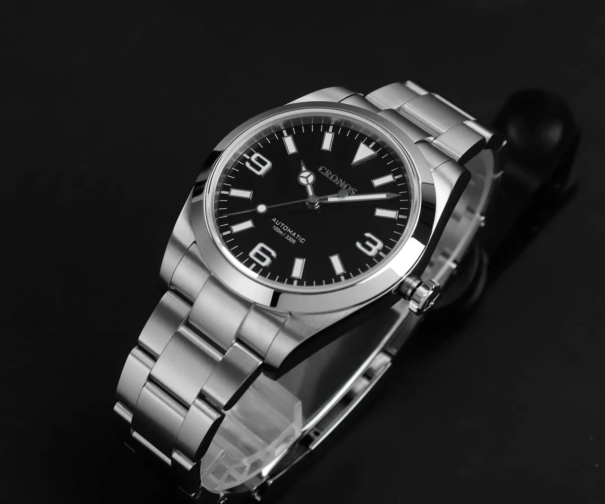 Cronos 36mm Explore Climbing Series Men Women Watch Fashion Couples Sports Unisex Automatic Mechanical Wristwatches