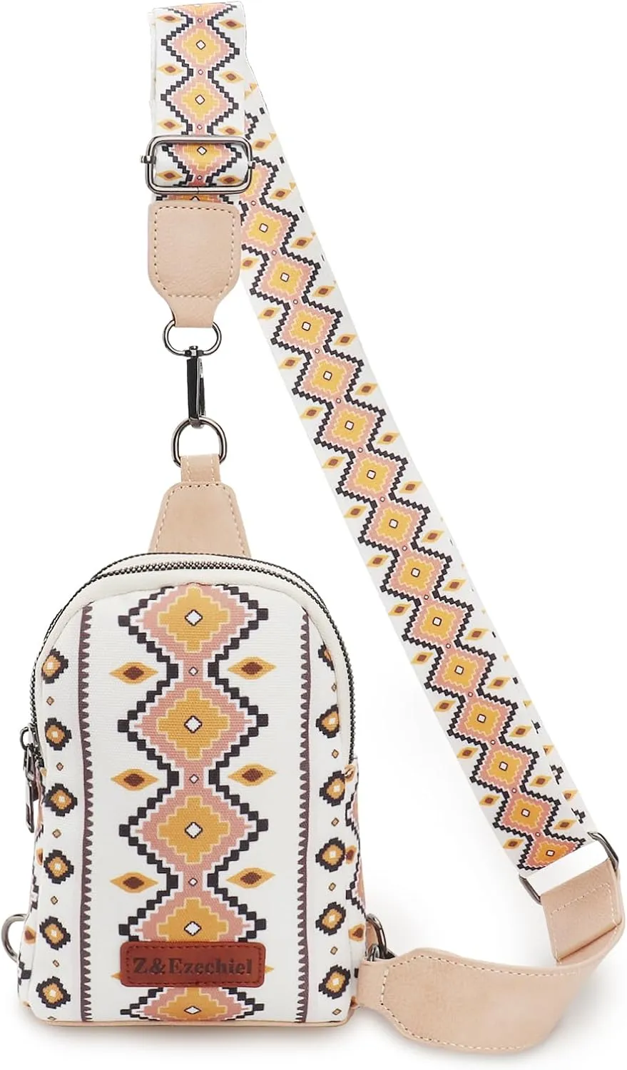 Crossbody Bag Chest Bag for Women Small Sling Bag with Detachable Strap Shoulder Bag Foldie Bohemia Fanny Pack Purse for Travel