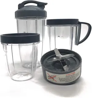 Cup and Blade Set for NutriBullet Replacement High Speed Blender Mixer System,nutribullet 900 series replacement parts (7)