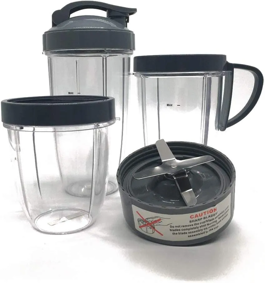 Cup and Blade Set for NutriBullet Replacement High Speed Blender Mixer System,nutribullet 900 series replacement parts (7)