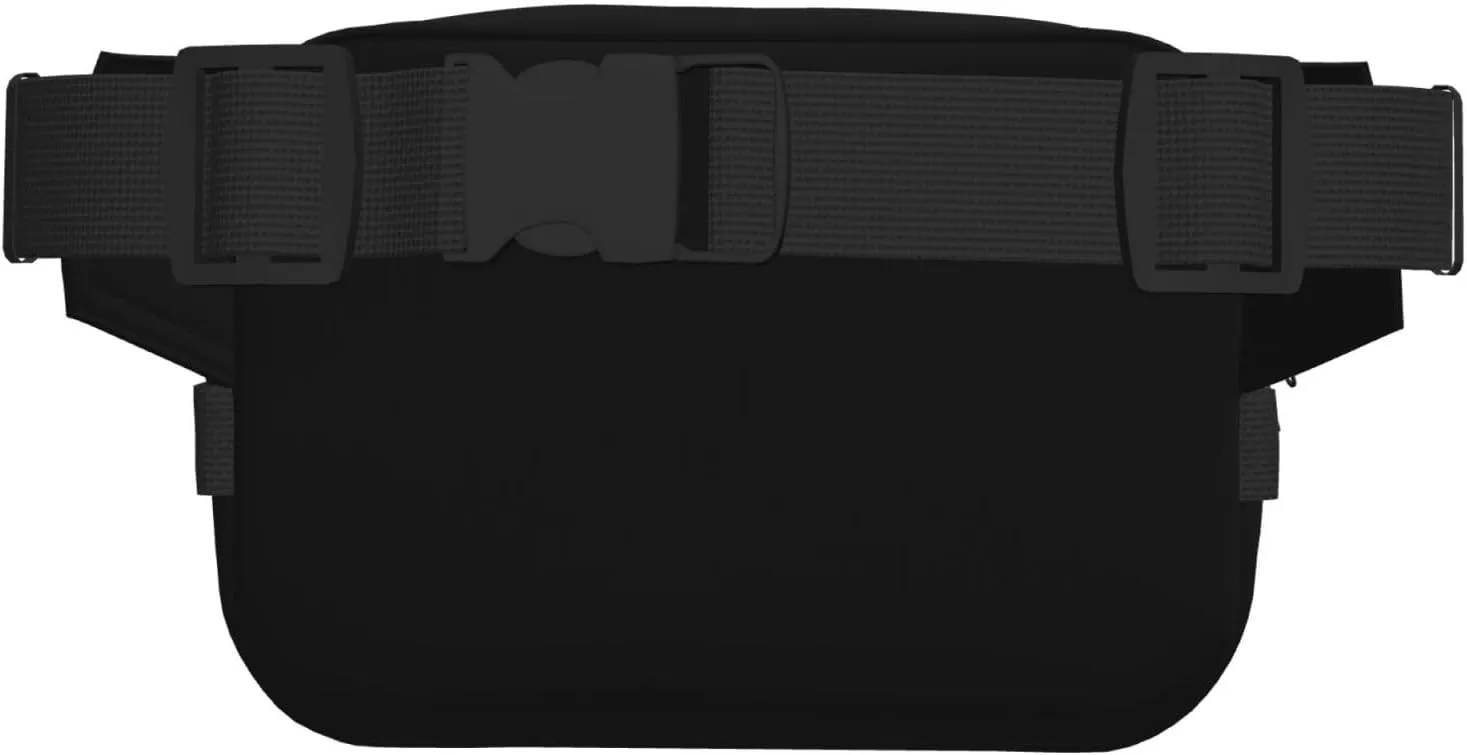 Custom Fanny Pack Unisex, Personalized Belt Bag with Name Text Logo Photo, Customized Waist Packs Gift for Sport Workout Running Hiking Travel, Black