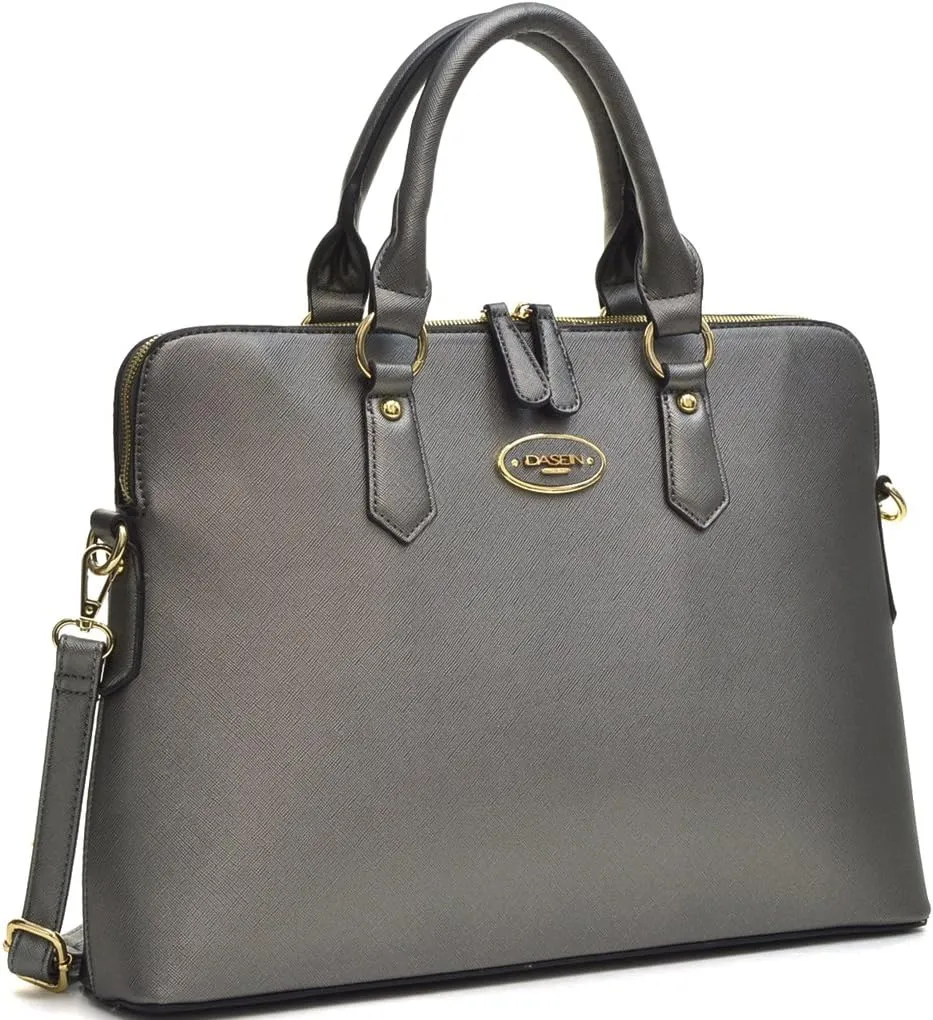 Dasein Women Two Tone Tote Colorblock Purses Handbags for Women Shoulder Work Bag
