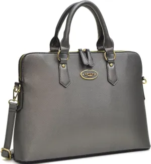 Dasein Women Two Tone Tote Colorblock Purses Handbags for Women Shoulder Work Bag