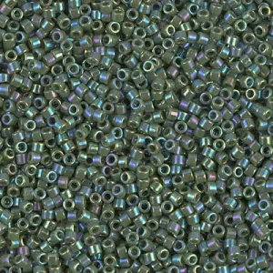DB 1575 Avocado Green Opaque - 5 - Grams Japanese Cylinder Beads, Retail and Wholesale