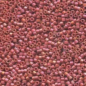 DB 2306, Frosted Opaque Glazed Rainbow Cardinal - Miyuki Delica Beads - Size 11 - 5 grams - Japanese Cylinder Seed Beads - Wholesale