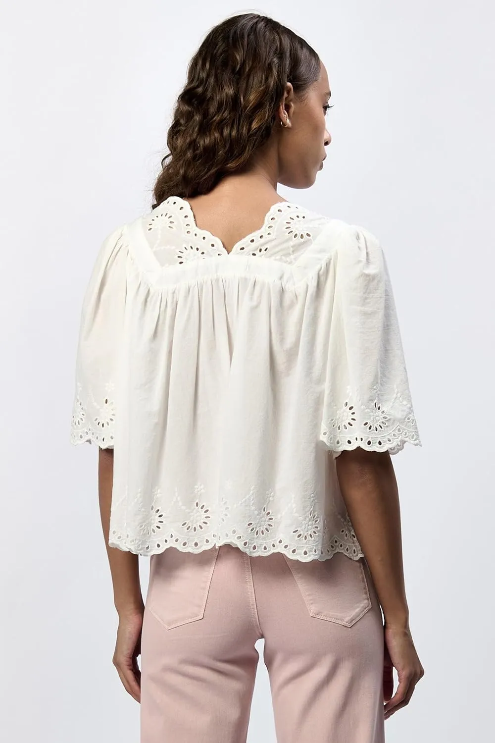 DEAR JOHN Lania Short Sleeve Relaxed Fit Women's Top