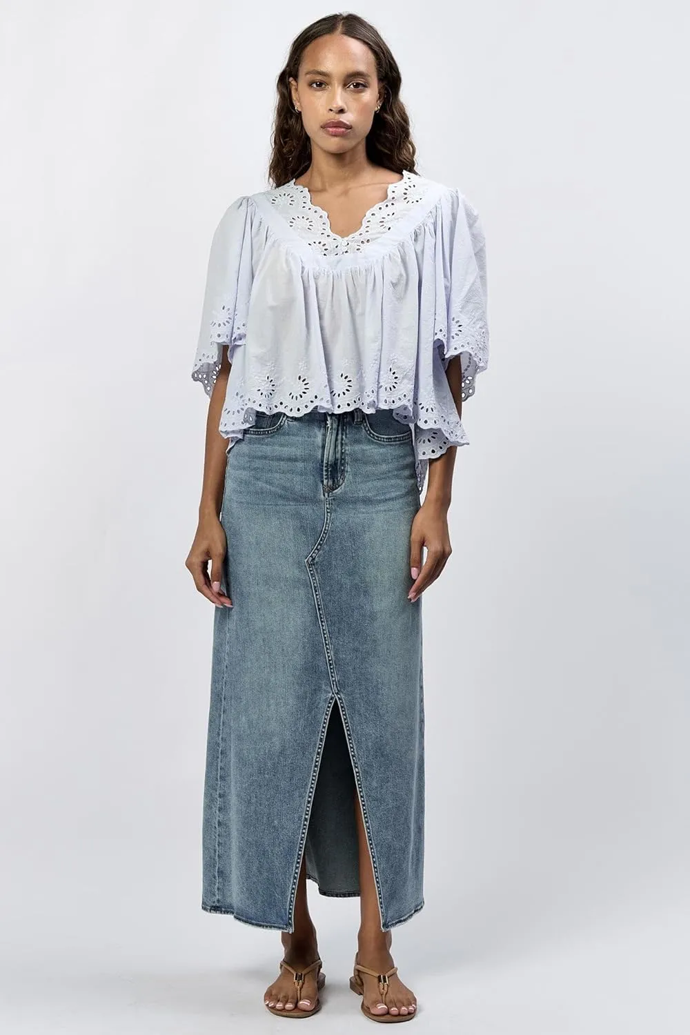 DEAR JOHN Lania Short Sleeve Relaxed Fit Women's Top