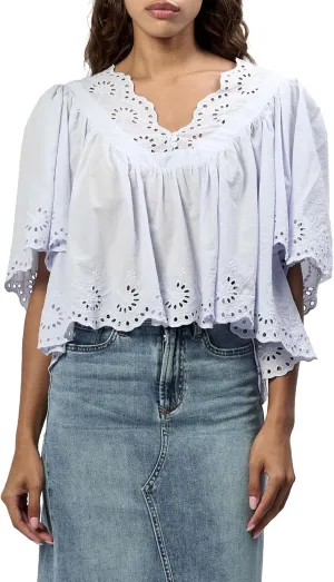 DEAR JOHN Lania Short Sleeve Relaxed Fit Women's Top