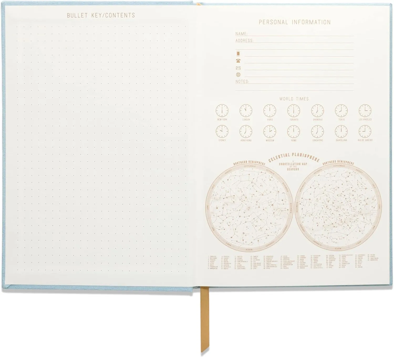 DesignWorks Ink Sueded Paper Journal Notebook with 160 Lined Pages, Ribbon Bookmark, and Storage Pocket for Work, Writing, Journaling, 5.75" x 8.125" - Blue with Gold Geometric Arch Dot