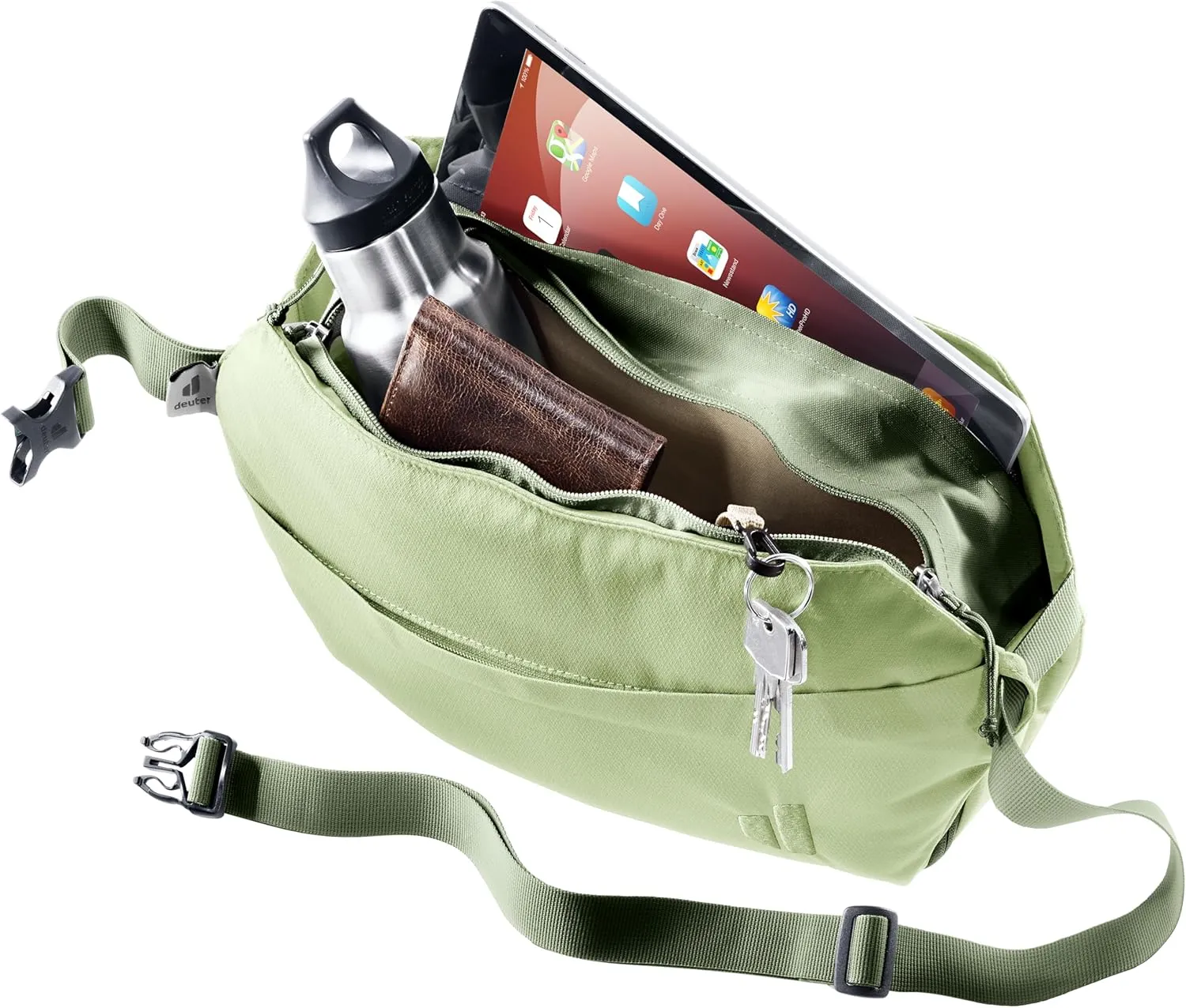 Deuter Passway 4 1 Crossbody Lifestyle 5 Liter Hip Bag/Fanny Pack with Expandable Volume for Travel & Everyday