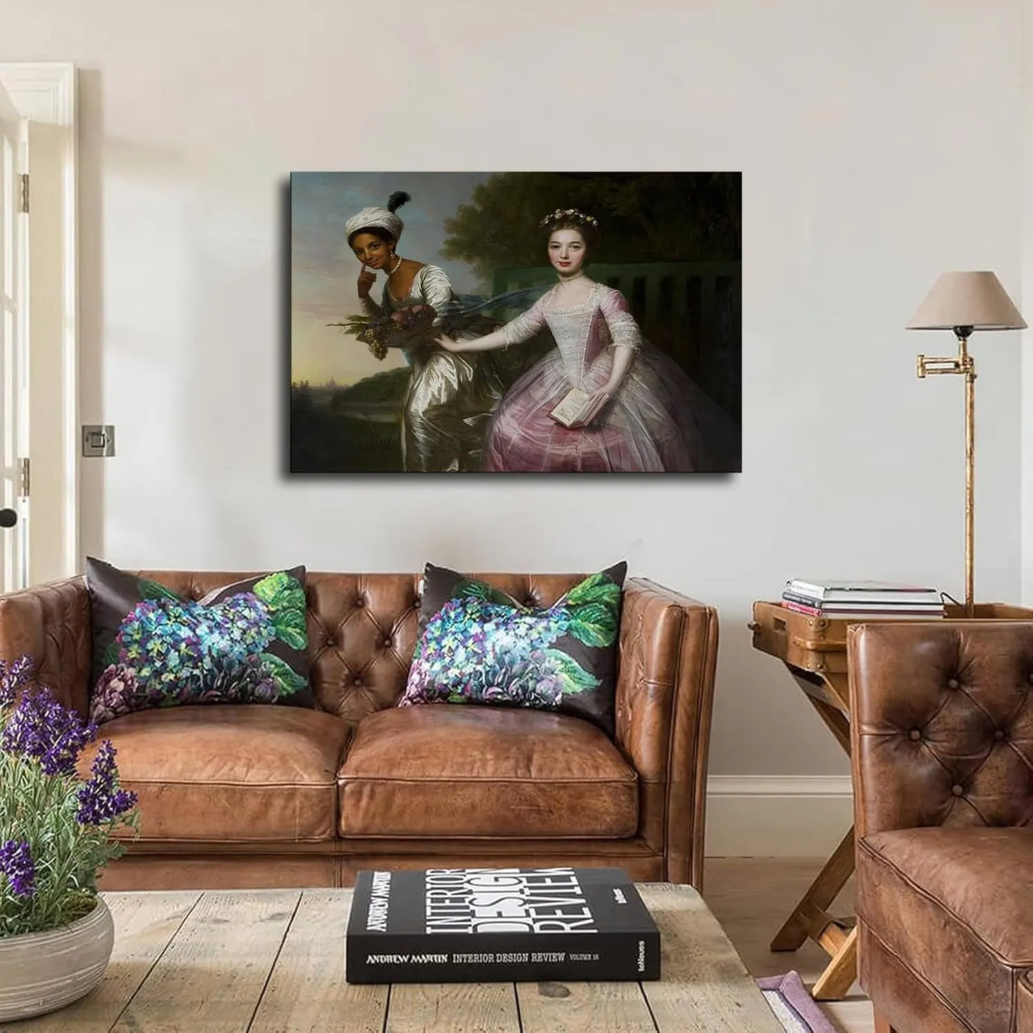 Dido Elizabeth Belle By Johann Zoffany - Canvas Poster Art Modern Classroom Kitchen Bedroom Room Living Room Office Decor Modern Family Bedroom Decor Posters (16×24inch Unframed)
