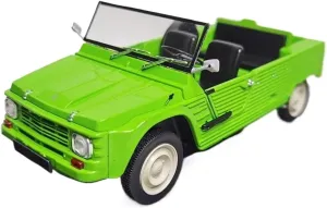Die Cast Vehicle 1:24 for Citro Off-Road Vehicle Alloy Model Green Metal Ornaments Die Cast Static Souvenir Display Mini Cars Replica
