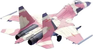 Diecast Plane Model 1:72 for SU30MKK Fighter Aircraft Model Souvenir Ornaments Collection Display